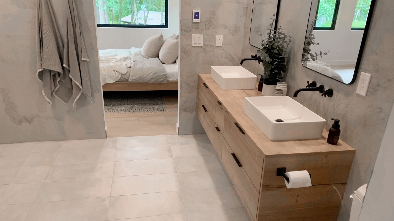 Bathroom tile installation by Keystone Kitchen & Bath